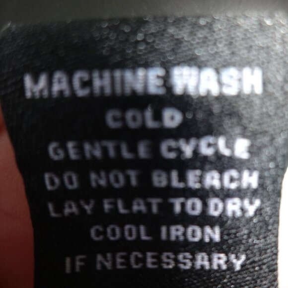 Adele & May size L sleeveless v neck top with sheer overlay, poly & spandex  VGC - Picture 14 of 15